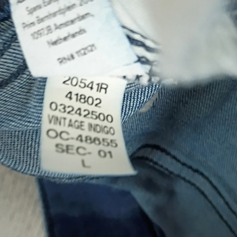 Spanx Flare Jeans Womens Large 32X28 Blue Wash Vintage Indigo Pull On Stretch - Picture 5 of 12